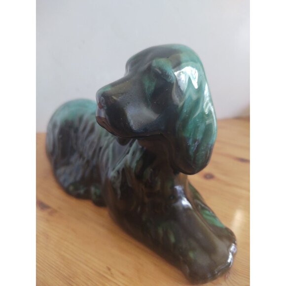 Vintage Blue Mountain Canada Pottery Cocker Spaniel 10" x 5 1/2" tall - Picture 3 of 10